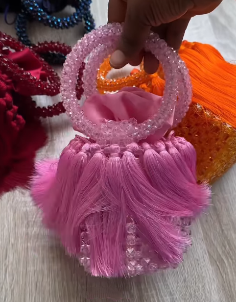 Chill Bead Fringe Handbag