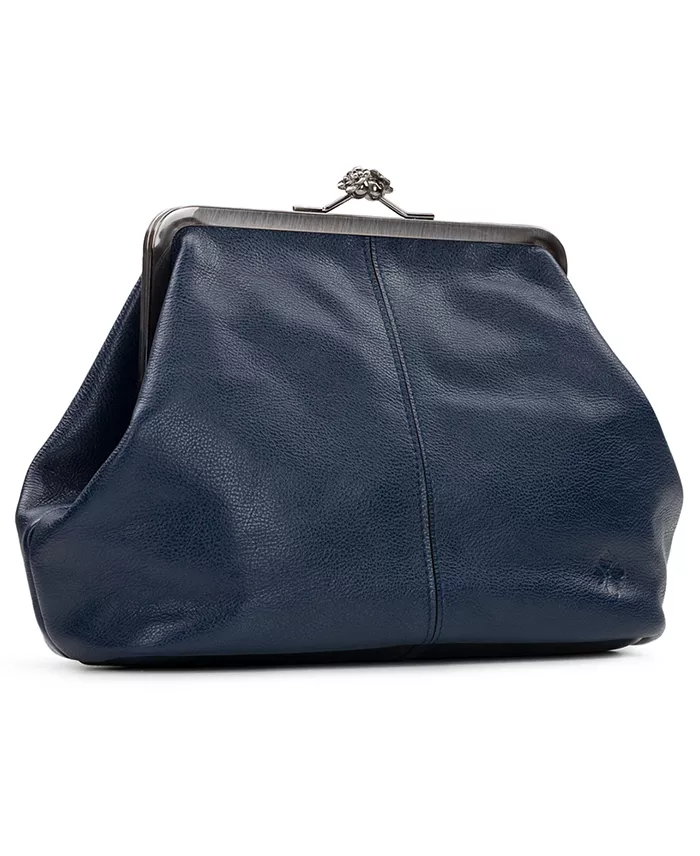 (⏰Last Day Promotion $10 OFF)-Classic Kiss-lock Closure Adorned Leather Bag