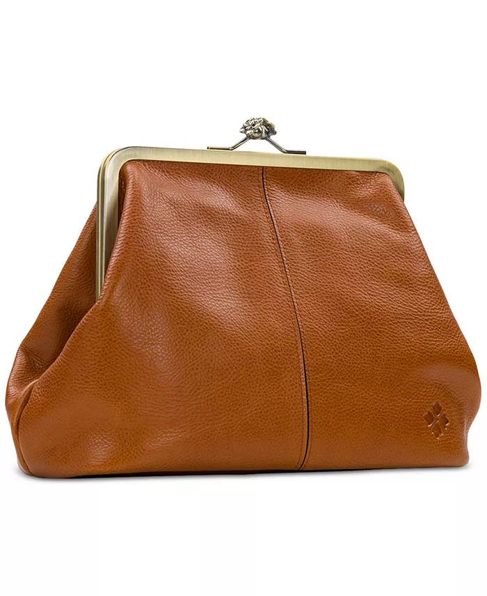 (⏰Last Day Promotion $10 OFF)-Classic Kiss-lock Closure Adorned Leather Bag