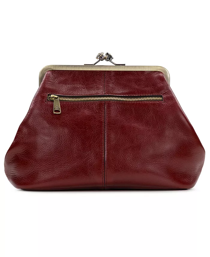 (⏰Last Day Promotion $10 OFF)-Classic Kiss-lock Closure Adorned Leather Bag