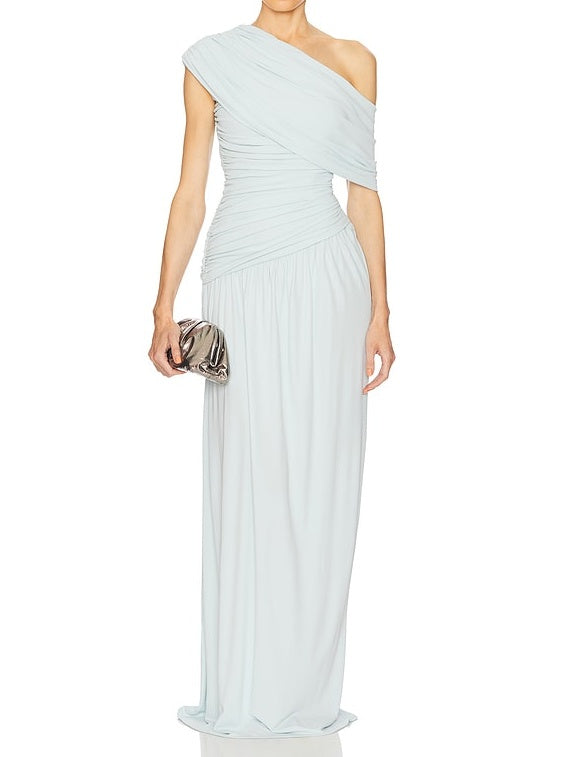 Elegant Off-Shoulder Maxi Dress