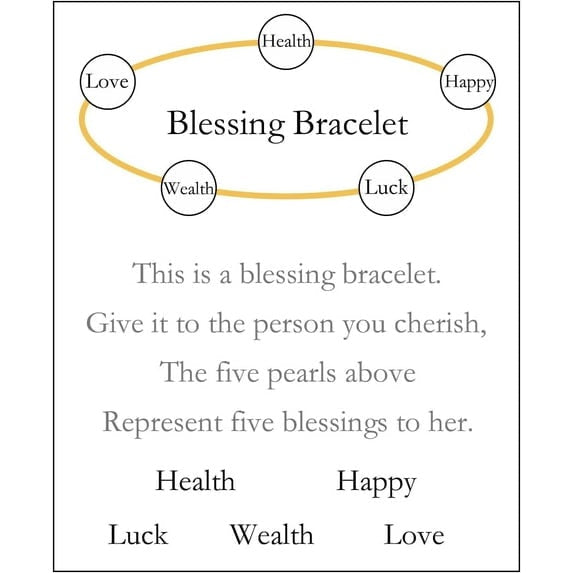 Crystal Pearl Blessing Bracelet