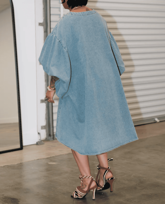 Oversized Smock Blouse