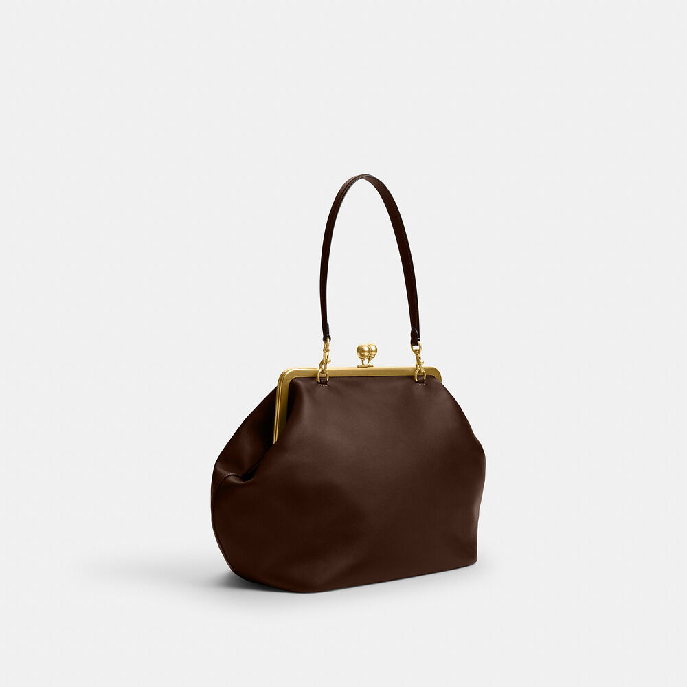 (Upgraded Version)-Large Kisslock Frame Bag