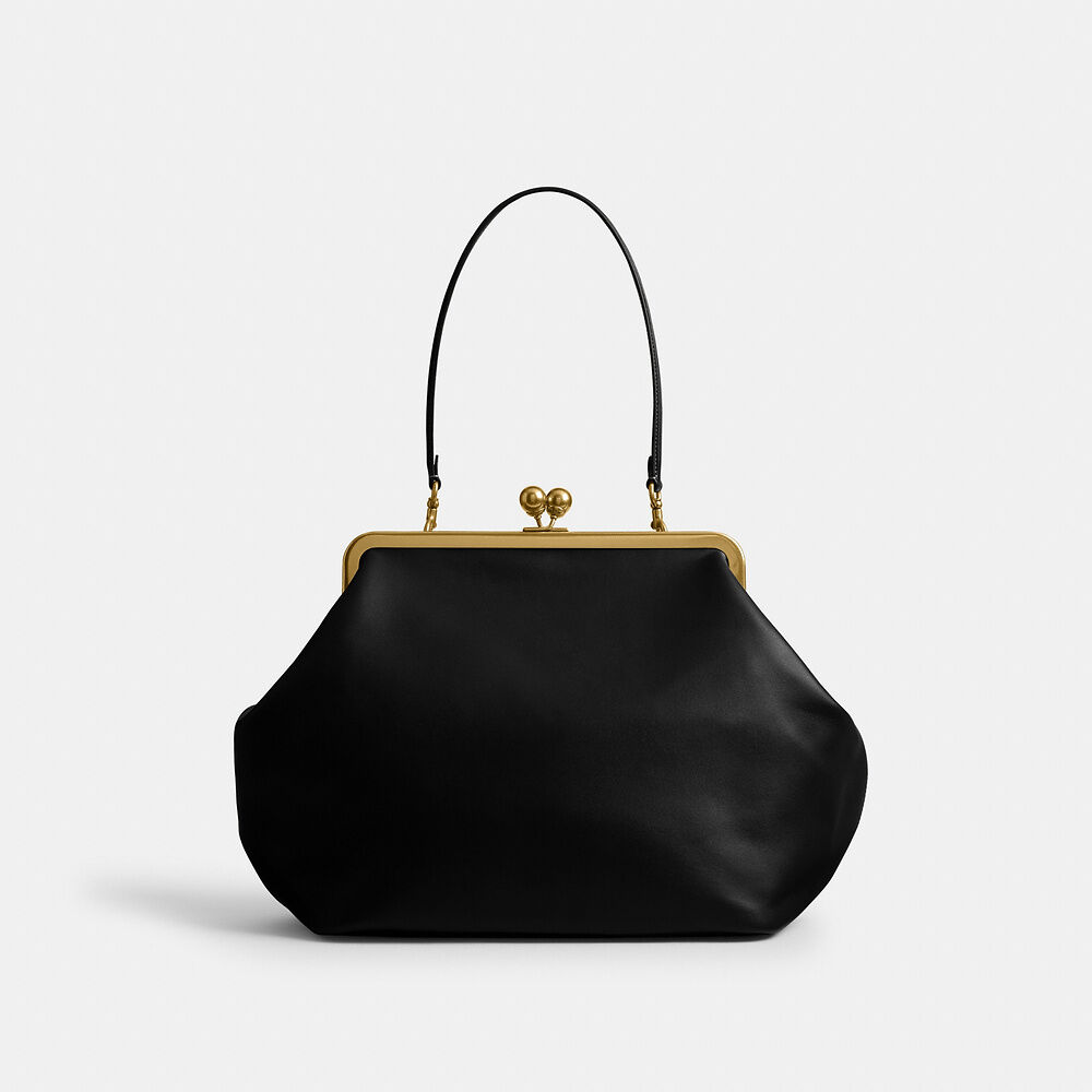 (Upgraded Version)-Large Kisslock Frame Bag