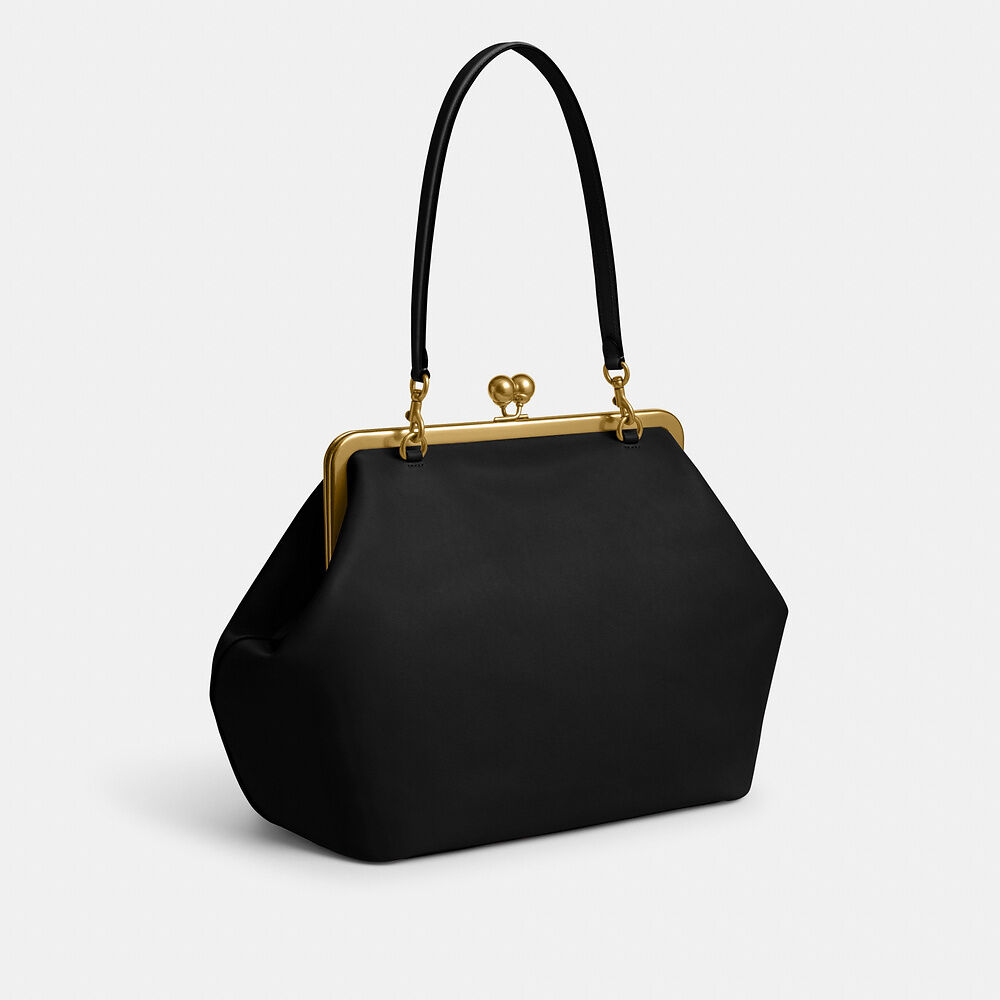 (Upgraded Version)-Large Kisslock Frame Bag