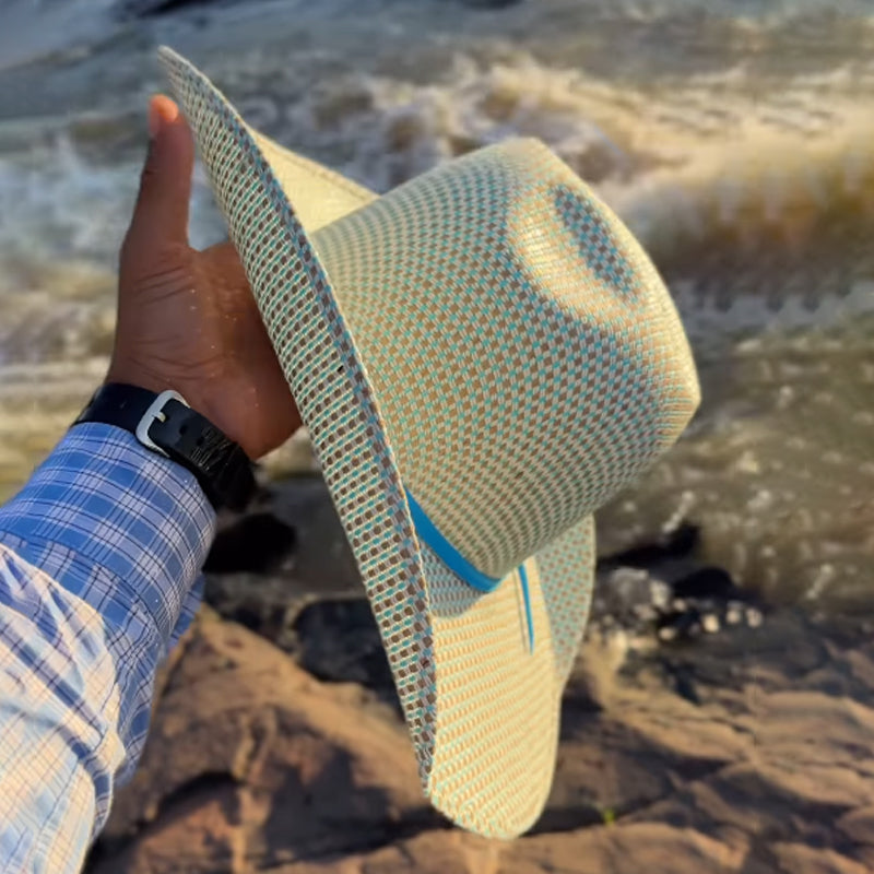 Casual Hand-woven Wide-brimmed Cowboy Hat