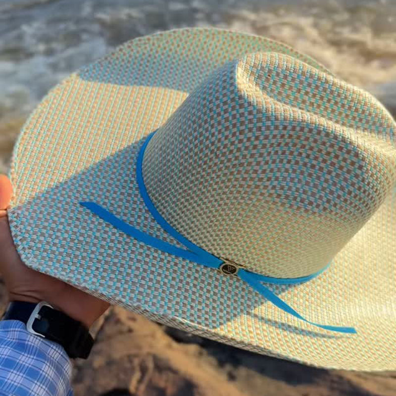 Casual Hand-woven Wide-brimmed Cowboy Hat