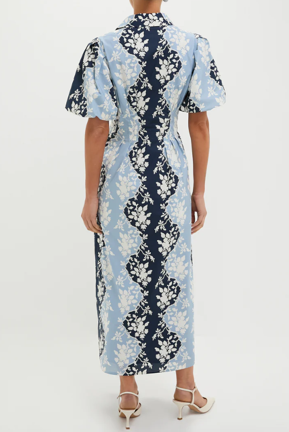 Flattering Floral Midi Dress