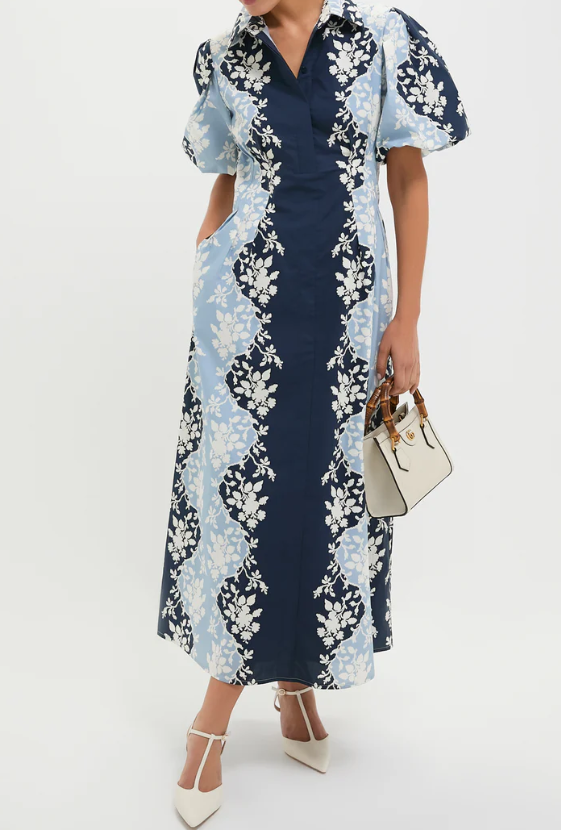 Flattering Floral Midi Dress