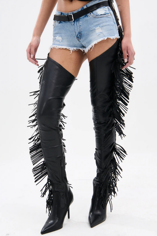Fringe Western Vibe Boots
