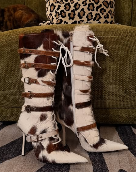 Fab Cowhide Boots