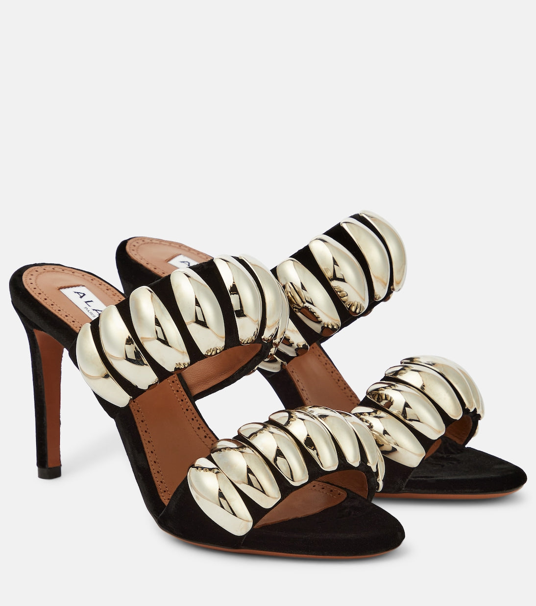 Black Stiletto Sandal