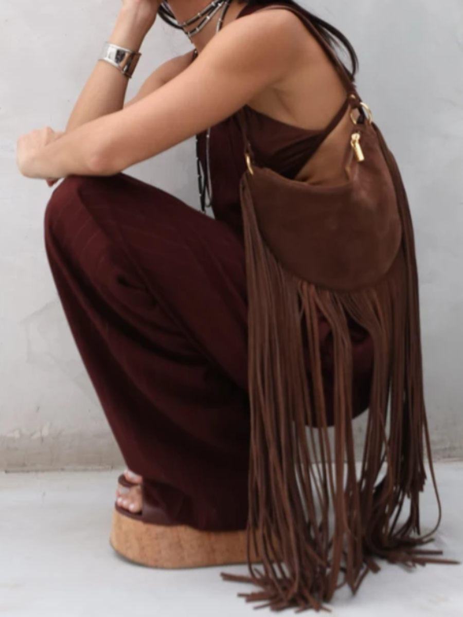 Fab One-shoulder Tassel Bag