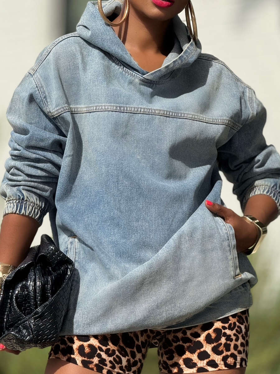 Denim Hoodie