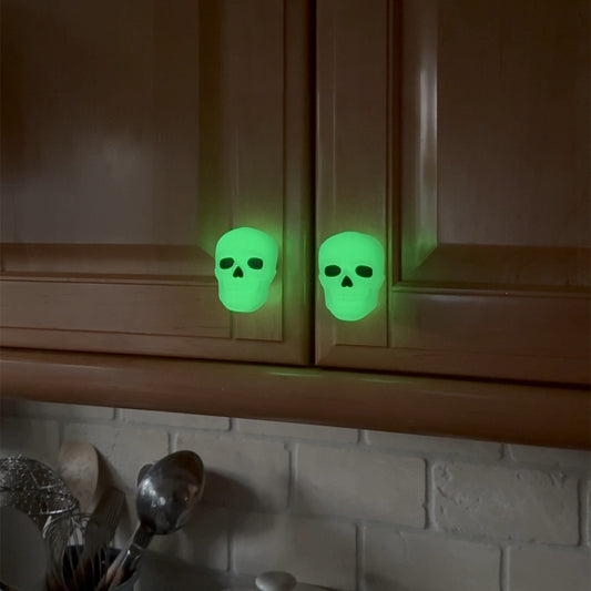 Halloween Wardrobe Drawer Skull Gingerbread House Door Handle Home Decor