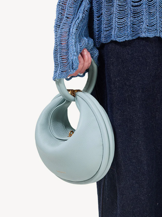 Solid Color Multiple Back Method Crescent Bag