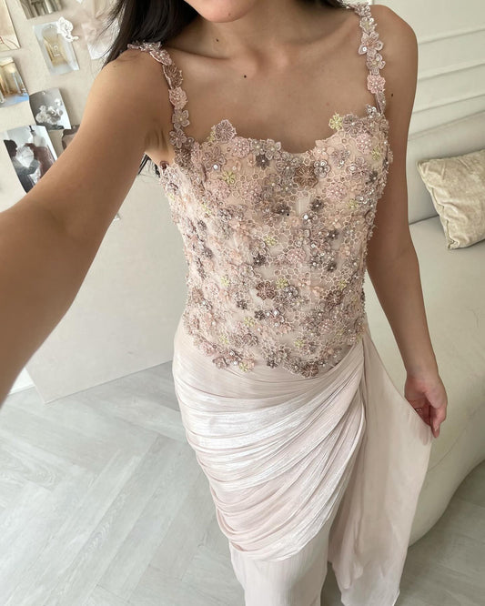 Azura Top Flower With Aurora Skirt