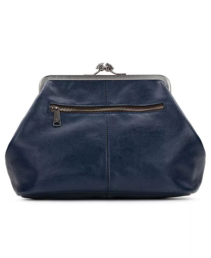 (⏰Last Day Promotion $10 OFF)-Classic Kiss-lock Closure Adorned Leather Bag