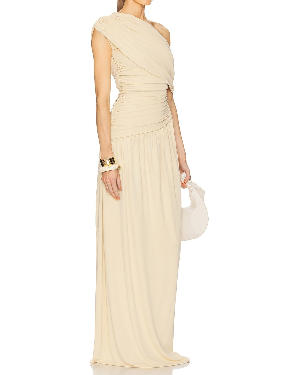 Elegant Off-Shoulder Maxi Dress