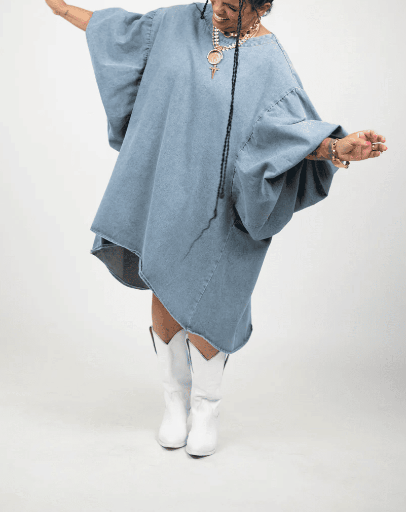 Oversized Smock Blouse