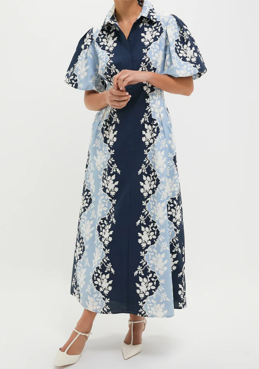 Flattering Floral Midi Dress