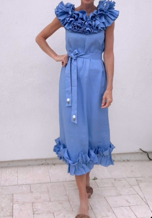 Classy Comfy H-line Dress With Pockets