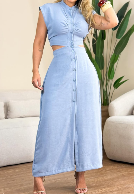 Chic Cutout Midi Dress
