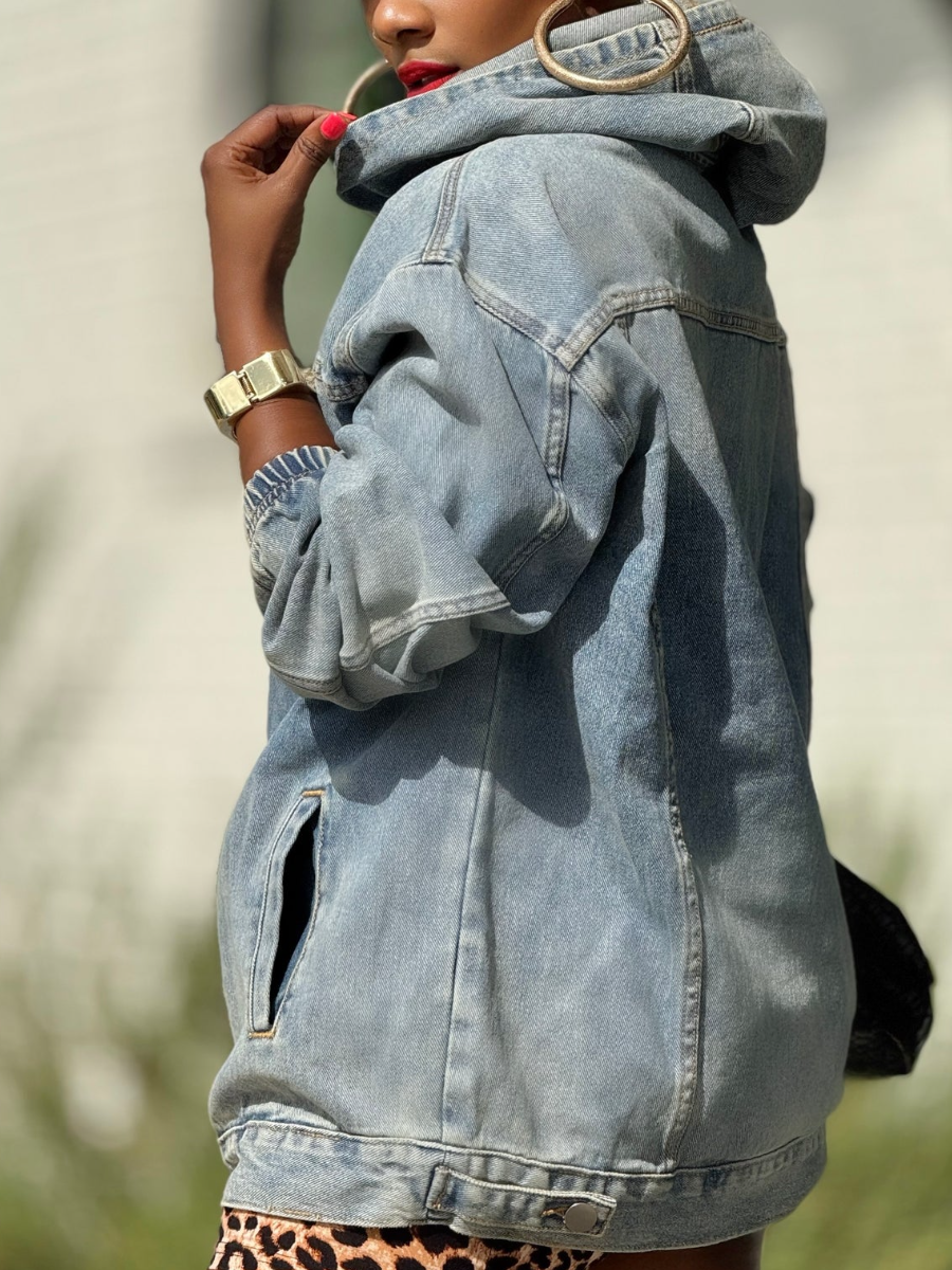 Denim Hoodie