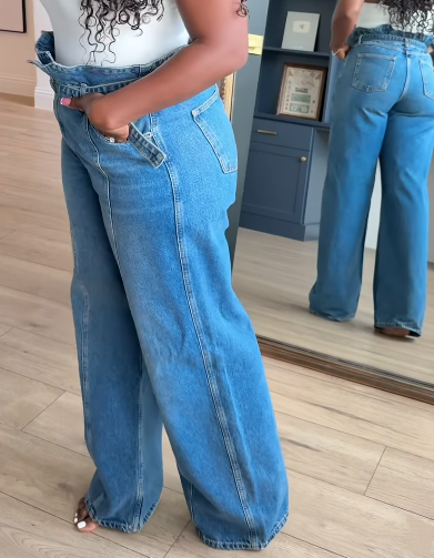 Fab Ruffed Jeans