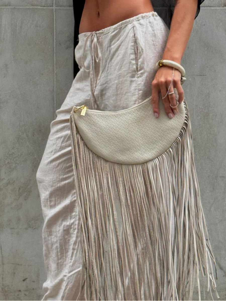 Fab One-shoulder Tassel Bag